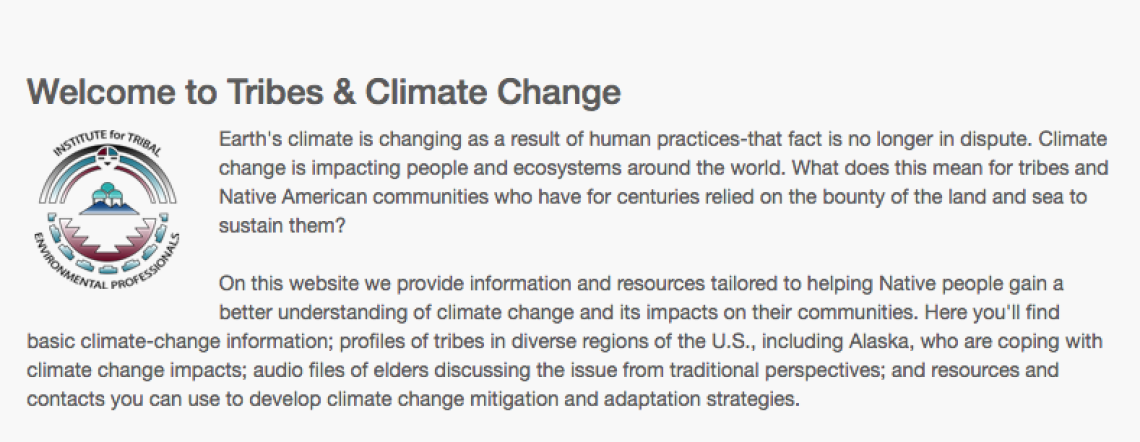 Mescalero Apache Tribe: Innovative approaches to climate change adaptation