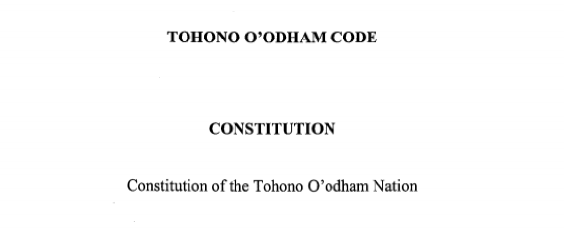 Tohono O'odham Nation: Jurisdiction/Territory Excerpt 