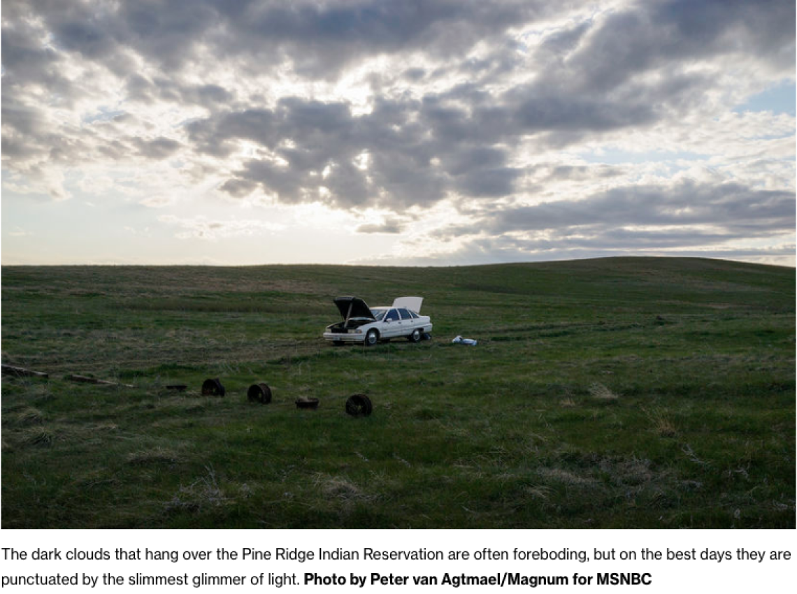 Glimmers of hope on Pine Ridge Indian Reservation
