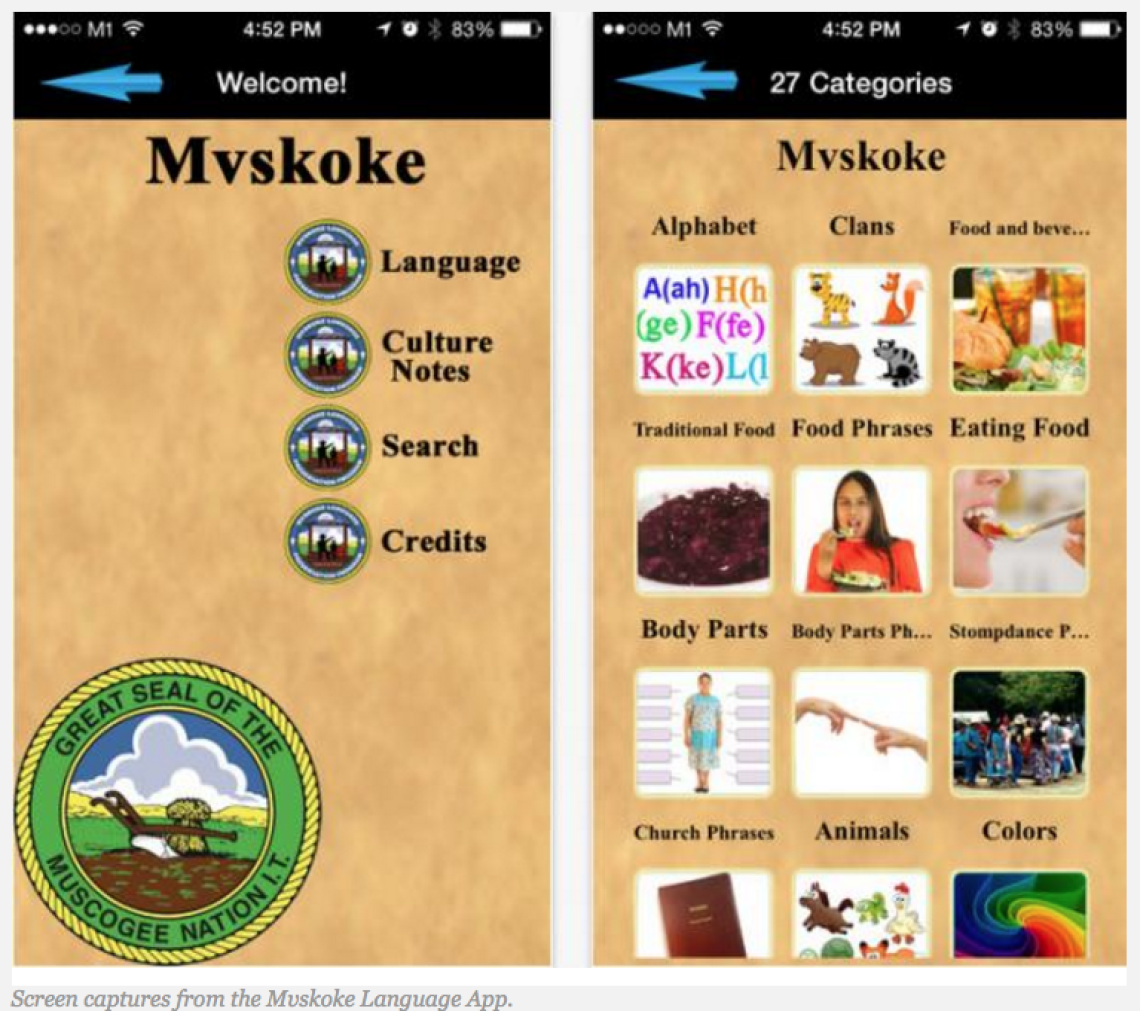 Muscogee (Creek) Nation Launches App to Help Preserve Language