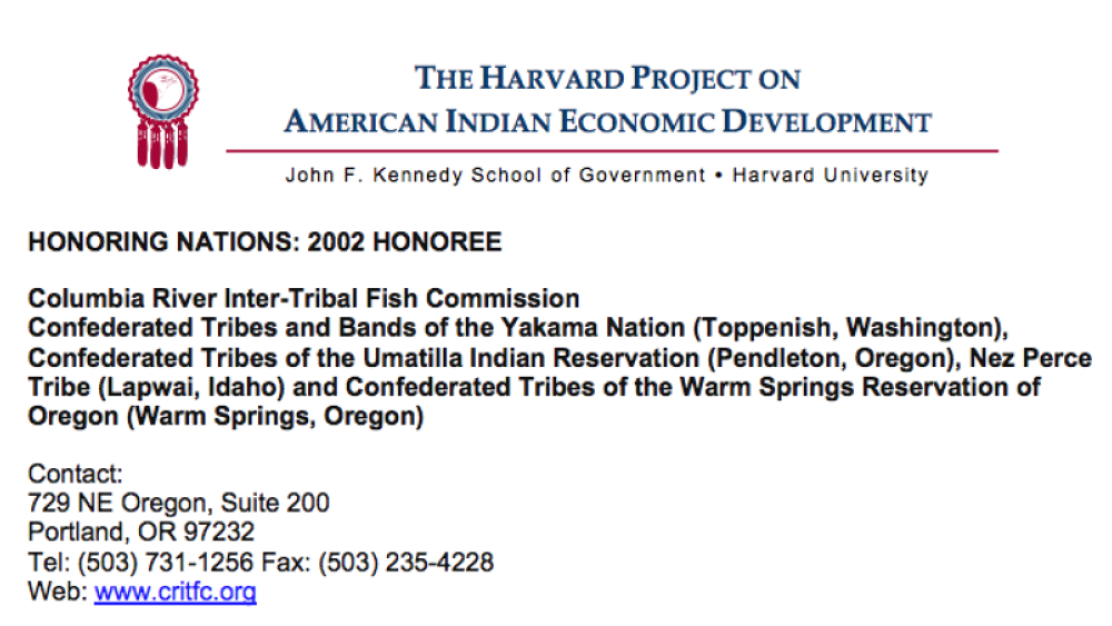 Columbia River Inter-Tribal Fish Commission