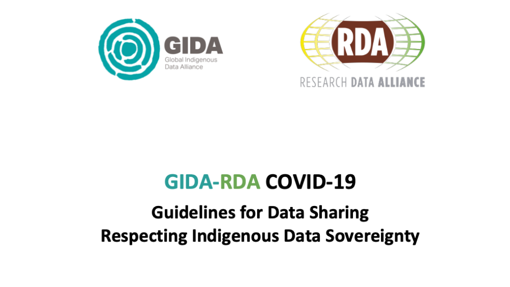 GIDA-RDA COVID-19 Guidelines for Data Sharing Respecting Indigenous Data Sovereignty