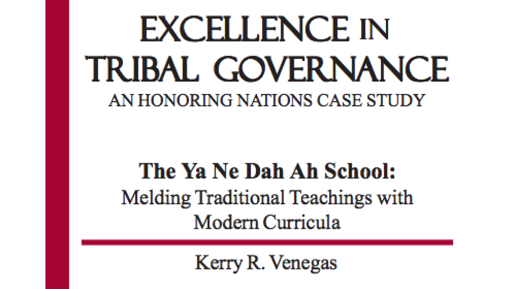 The Ya Ne Dah Ah School (Chickaloon): Melding Traditional Teachings with Modern Curricula