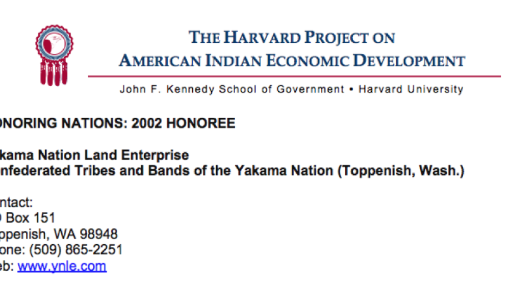 Yakama Nation Land Enterprise
