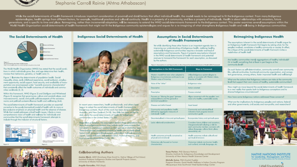 Reimagining Indigenous Health: Moving Beyond the Social Determinants of Health Reimagining Indigenous Health: Moving Beyond the Social Determinants of Health