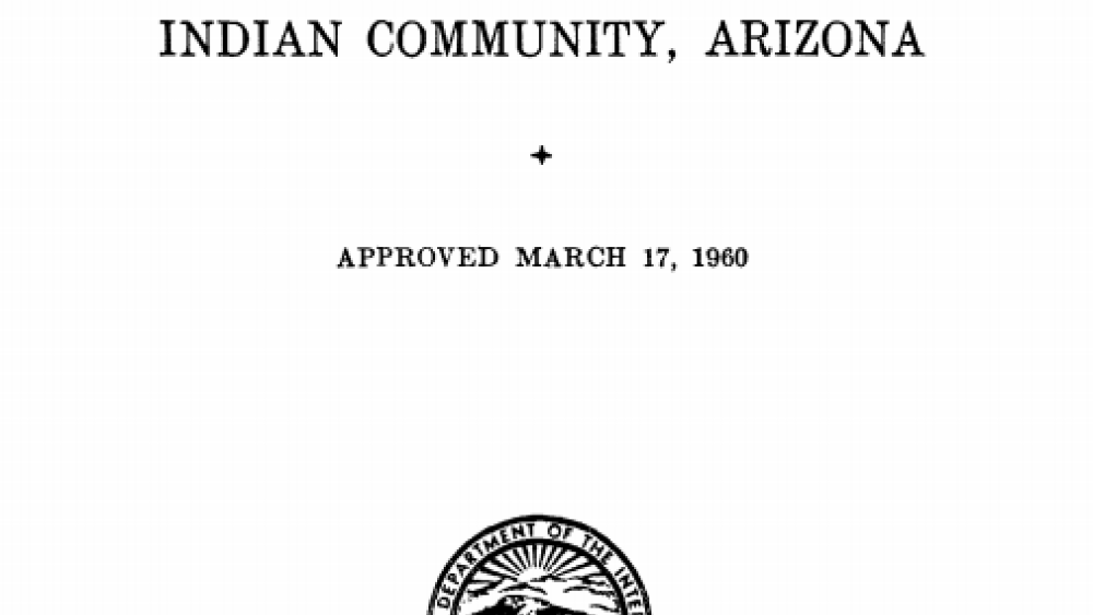 Gila River Indian Community: Legislative Functions Excerpt Gila River Indian Community: Legislative Functions Excerpt