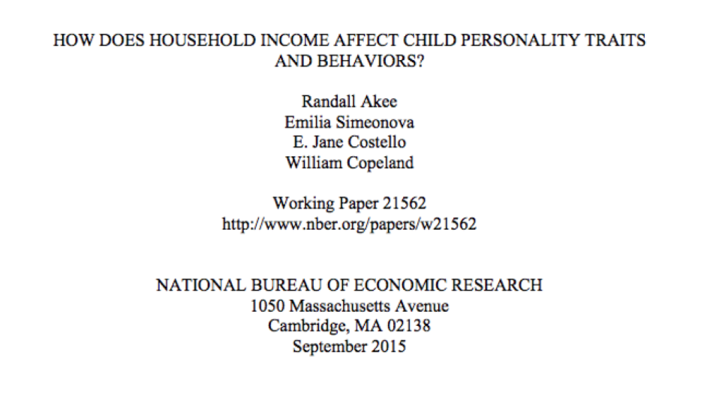 How Does Household Income Affect Child Personality Traits and Behaviors?How Does Household Income Affect Child Personality Traits and Behaviors