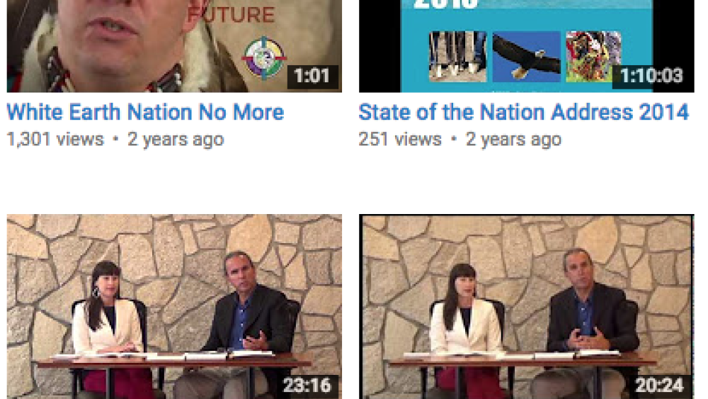 Videos: White Earth Nation Constitutional Reform