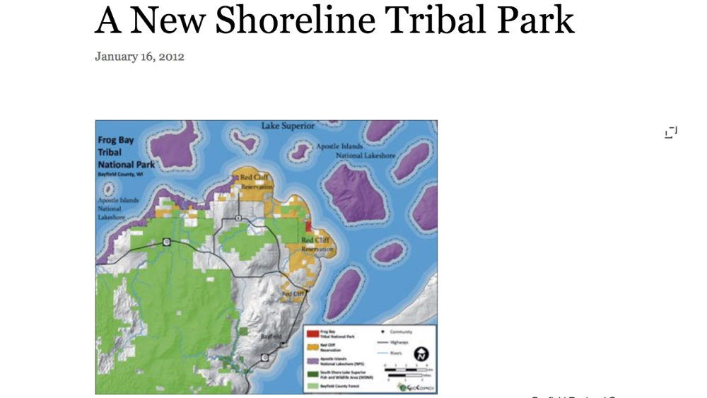 A New Shoreline Tribal Park 