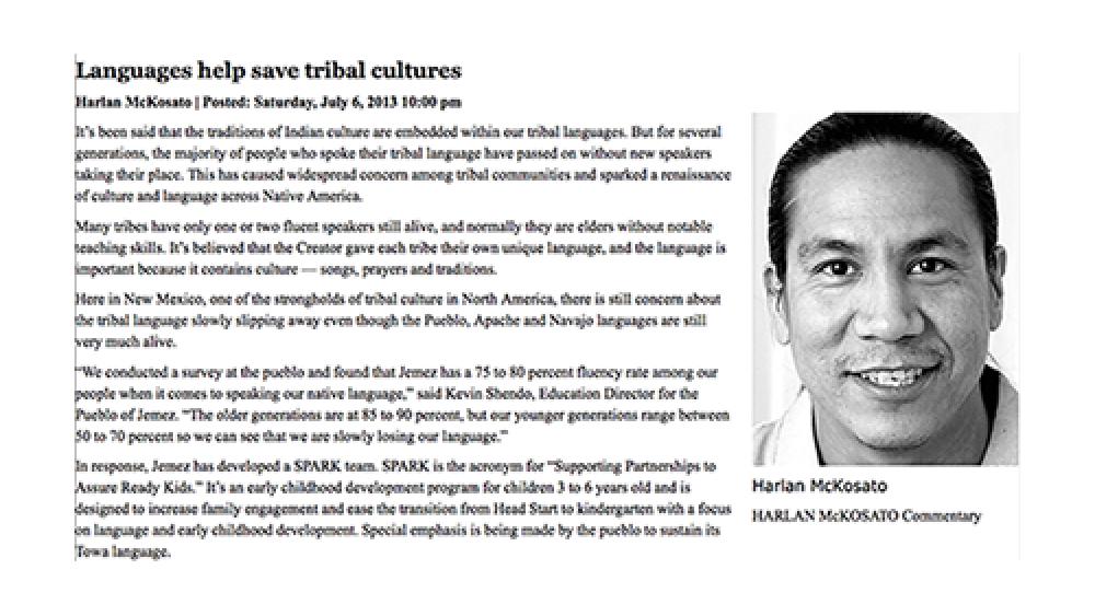 Languages help save tribal cultures Languages help save tribal cultures