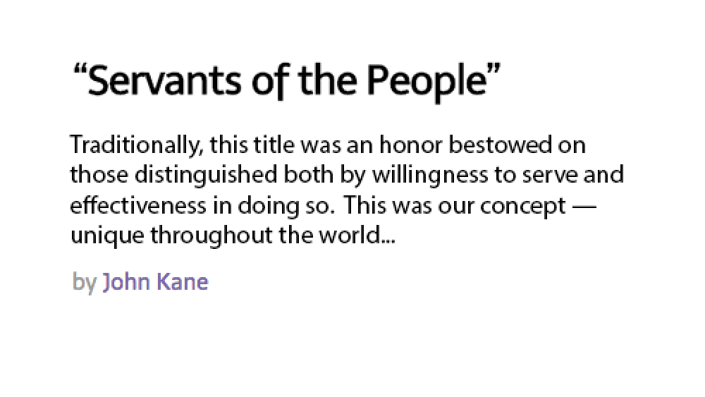 Servants of the People Servants of the People